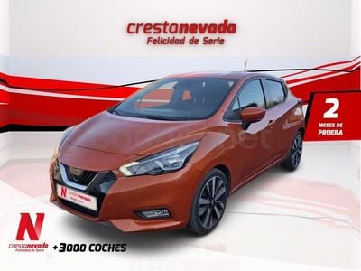 Usado Nissan Micra N-Connecta 90 CV (66 kW) 2017 Naranja Berlina
