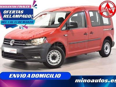 Usado VW Caddy Edition 102 CV (75 kW) 2020 Rojo Monovolumen