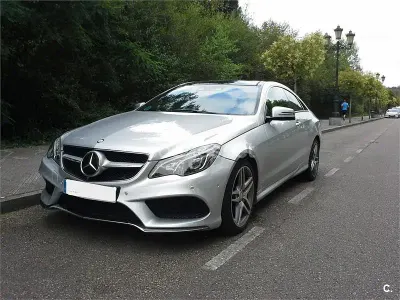 Usado Mercedes E350 252 CV (185 kW) 2013 Gris / plata Coupe