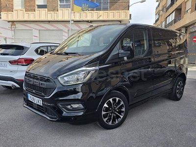 Usado Ford Transit Custom Limited 185 CV (136 kW) 2022 Negro Monovolumen