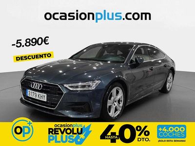 Usado Audi A7 286 CV (210 kW) 2018 Azul Berlina