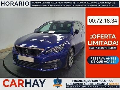Begagnad Peugeot 308 SW GT-line 131 HK (96 kW) 2019 Blå Kombi