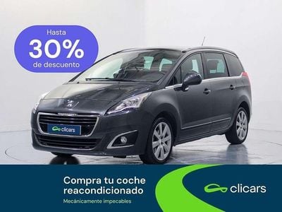 Usado Peugeot 5008 Allure 165 CV (121 kW) 2016 Gris Monovolumen
