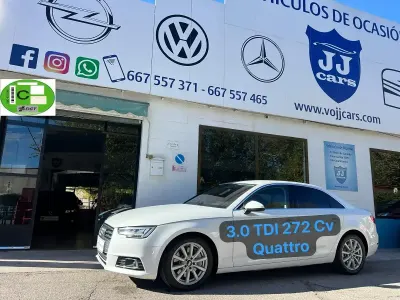 Usado Audi A4 S-Line 272 CV (200 kW) 2017 Blanco Berlina