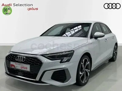 Usado Audi A3 S-Line 150 CV (110 kW) 2023 Blanco Berlina