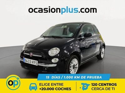 Usado Fiat 500 Lounge 95 CV (69 kW) 2014 Negro Utilitario