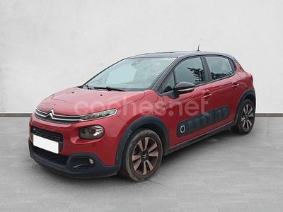 Usado Citroën C3 Feel 82 CV (60 kW) 2017 Granate Berlina