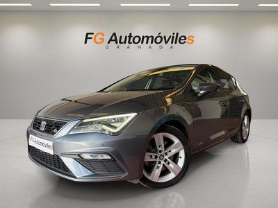 Usado Seat Leon FR 184 CV (135 kW) 2018 Gris Berlina