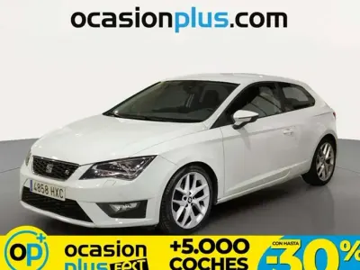 Usado Seat Leon SC FR 140 CV (102 kW) 2014 Blanco Utilitario
