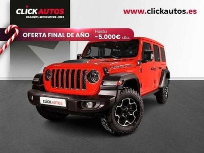Rojo Usado 2022 Jeep Wrangler Rubicon SUV | 56.400 € (Un poco caro)