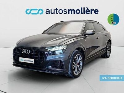 Usado Audi Q8 S-Line 340 CV (250 kW) 2021 Gris / plata SUV