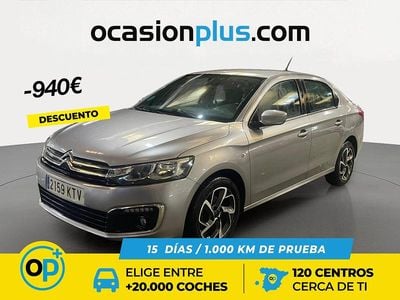 Usado Citroën C-Elysee I PureTech 82 CV (60 kW) 2019 Gris Berlina