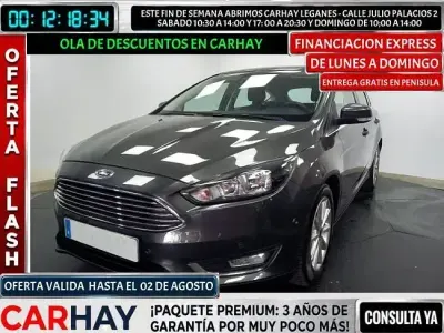 Usado Ford Focus Titanium 126 CV (92 kW) 2018 Gris Berlina