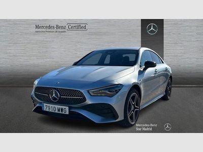 Gris Usado 2024 Mercedes CLA250e AMG line Berlina | 40.990 € (Precio justo)