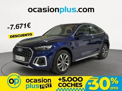 Usado Audi Q5 S-Line 163 CV (119 kW) 2022 Azul SUV