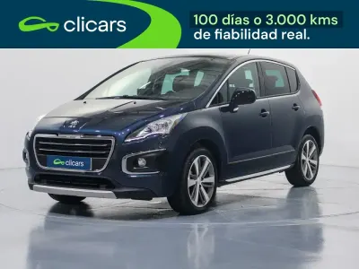 Usado Peugeot 3008 Allure 130 CV (95 kW) 2015 Azul Familiar