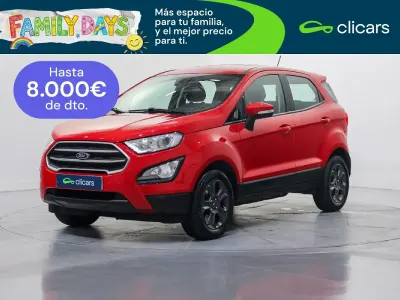 Usado Ford Ecosport Trend 100 CV (73 kW) 2020 Rojo SUV