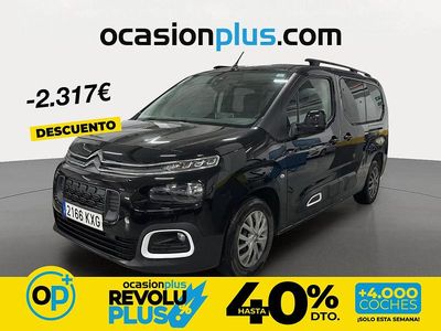 Usado Citroën Berlingo Feel 130 CV (95 kW) 2019 Negro Monovolumen