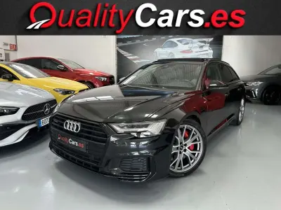 Usado Audi A6 S-Line 367 CV (269 kW) 2021 Negro Familiar
