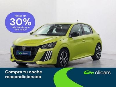 Usado Peugeot 208 Active 100 CV (73 kW) 2024 Amarillo Utilitario