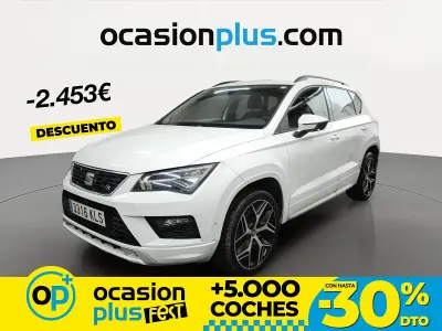 Usado Seat Ateca 4Drive 190 CV (139 kW) 2018 Blanco SUV