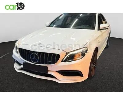Usado Mercedes C63 AMG 476 CV (350 kW) 2020 Blanco Berlina