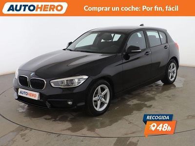Usado BMW 118 Sport Line 136 CV (100 kW) 2016 Negro Utilitario
