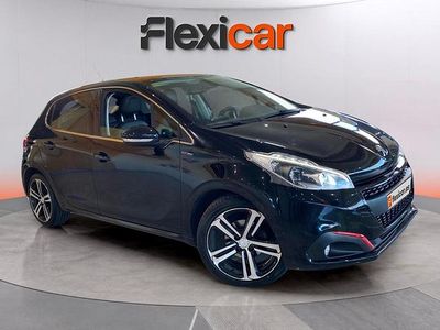 Usado Peugeot 208 GT-line 110 CV (80 kW) 2018 Negro Utilitario
