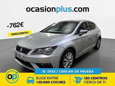 Usado Seat Leon Style 110 CV (80 kW) 2017 Gris