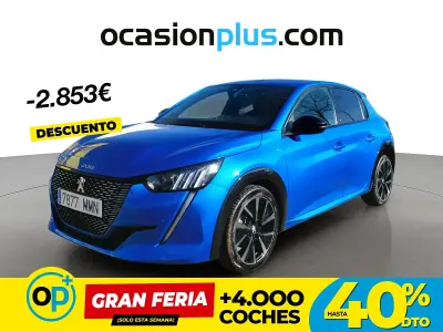 Usado Peugeot 208 GT 100 CV (73 kW) 2024 Azul Utilitario