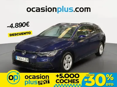 Usado VW Golf VIII Life 115 CV (84 kW) 2021 Azul Familiar