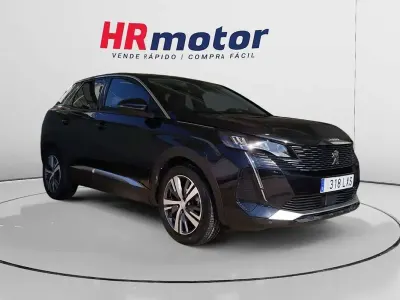 Usado Peugeot 3008 Allure 131 CV (96 kW) 2022 Negro SUV