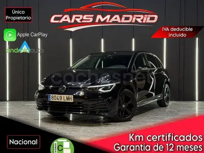Usado VW Golf VII Life 130 CV (95 kW) 2021 Negro Utilitario