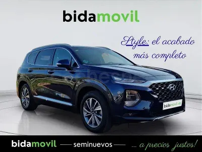 Usado Hyundai Santa Fe Style 200 CV (147 kW) 2020 Azul SUV