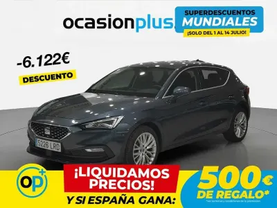 Usado Seat Leon XCELLENCE 150 CV (110 kW) 2021 Gris Utilitario