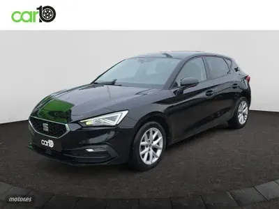 Usado Seat Leon XCELLENCE 110 CV (80 kW) 2021 Negro Berlina