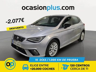 Usado Seat Ibiza FR 110 CV (80 kW) 2023 Gris Berlina