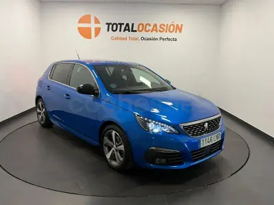 Usado Peugeot 308 GT 130 CV (95 kW) 2021 Azul Berlina
