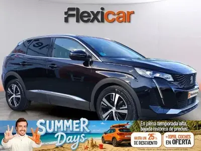 Usado Peugeot 3008 GT 130 CV (95 kW) 2021 Negro SUV