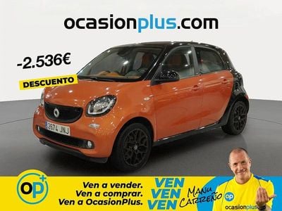 Usado Smart ForFour Passion 71 CV (52 kW) 2016 Naranja Utilitario