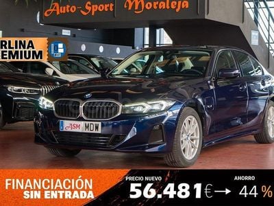 Usado BMW 330e Sport Line 292 CV (214 kW) 2023 Azul Berlina