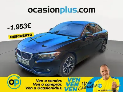 Usado BMW 218 Sport Line 136 CV (100 kW) 2018 Negro Coupe