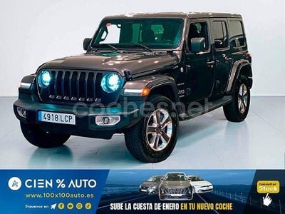 Gris / plata Usado 2019 Jeep Wrangler Unlimited Sahara SUV | 46.800 € (Precio justo)