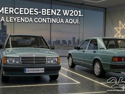 Usado Mercedes 190 109 CV (80 kW) 1990 Azul Berlina