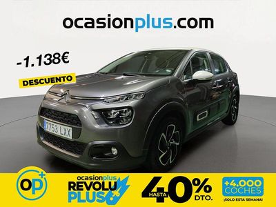 Usado Citroën C3 Feel 83 CV (61 kW) 2022 Gris Utilitario