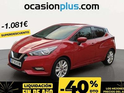 Rojo Usado 2019 Nissan Micra N-Connecta Utilitario | 10.819 € (Precio justo)