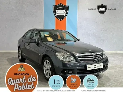 Usado Mercedes C180 Classic 156 CV (114 kW) 2009 Gris / plata Familiar