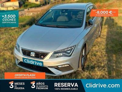Usado Seat Leon ST FR 150 CV (110 kW) 2020 Gris Familiar