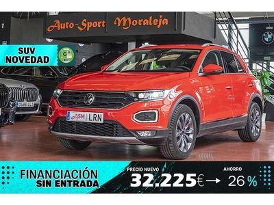 Usado VW T-Roc Sport 150 CV (110 kW) 2021 Rojo SUV