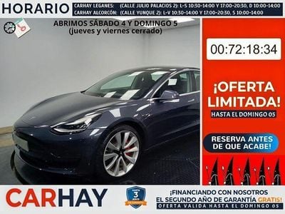 Usado Tesla Model 3 Performance 461 kW (627 CV) 2019 Gris Berlina